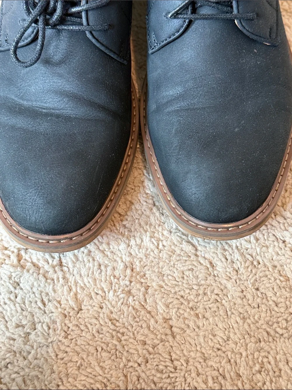 Steve Madden  Men’s Black Suede  Oxfords size 7